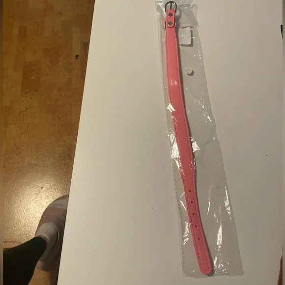 Pink Rhinestone Dog Collar - Picture 2 of 3